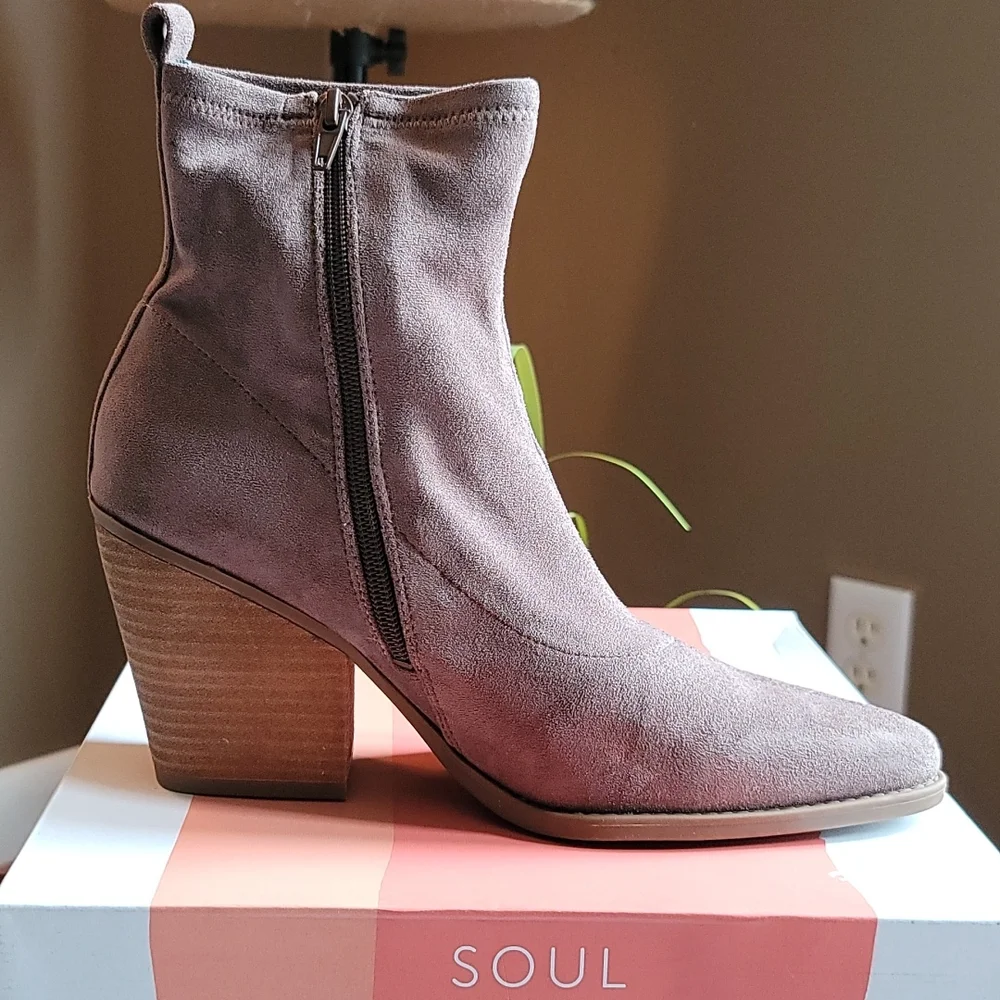 Soul Naturalizer Melodi Boots Taupe - Picture 2 of 3